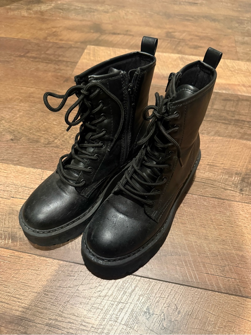 wild fable Black Combat Boots